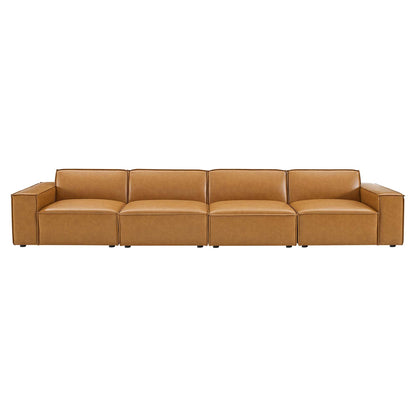 Restore 4-Piece Vegan Leather Sofa by Modway