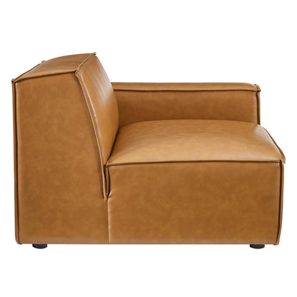 Restore 6-Piece Vegan Leather Sectional Sofa by Modway - EEI-4713