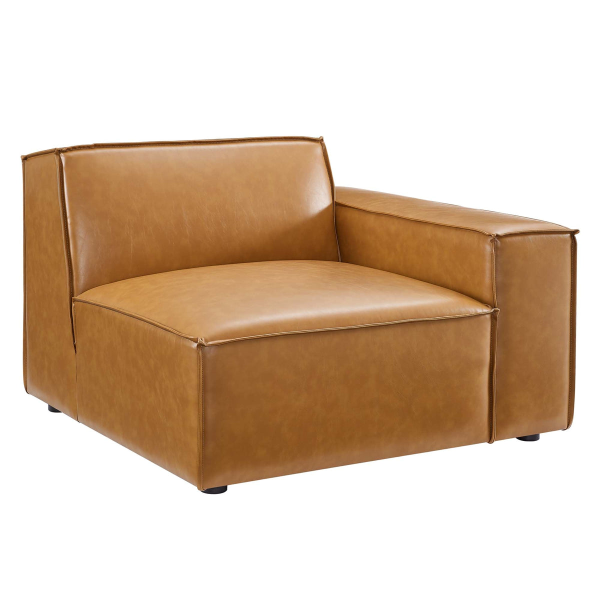 Restore 6-Piece Vegan Leather Sectional Sofa by Modway - EEI-4715