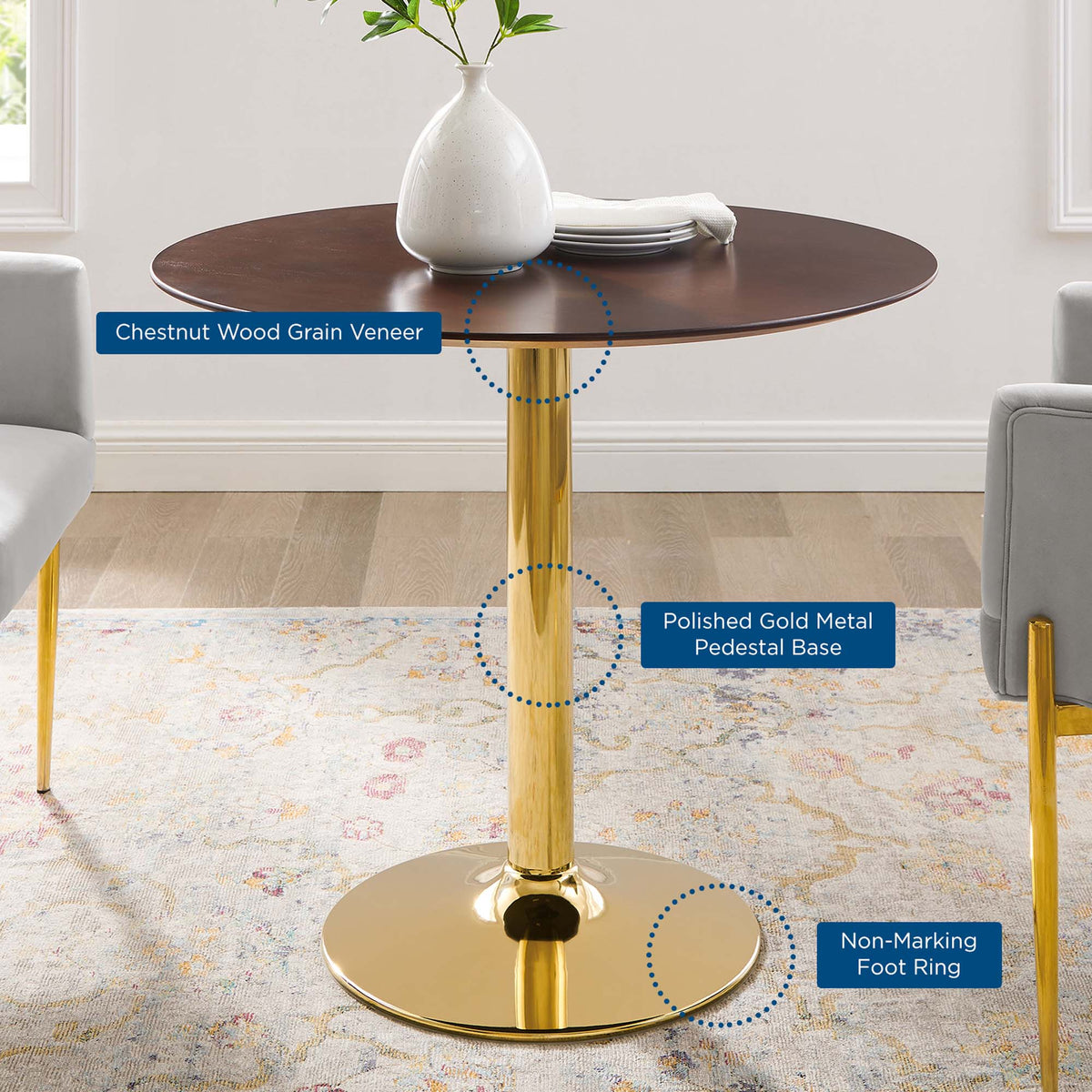 Verne 35" Dining Table by Modway - EEI-4738