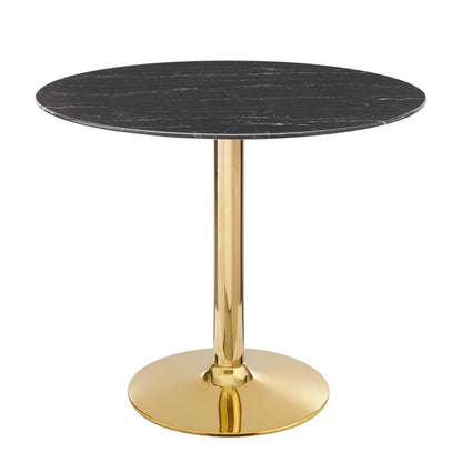 Verne 35" Artificial Marble Dining Table by Modway - EEI-4747