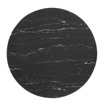 Verne 35" Artificial Marble Dining Table by Modway - EEI-4747