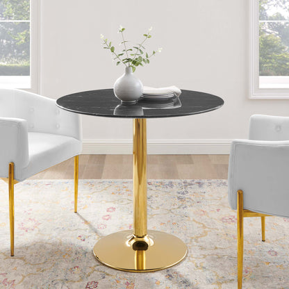 Verne 35" Artificial Marble Dining Table by Modway - EEI-4747