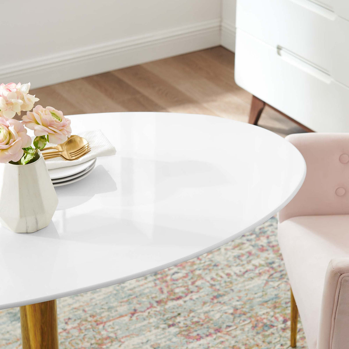 Verne 48" Oval Dining Table by Modway - EEI-4750