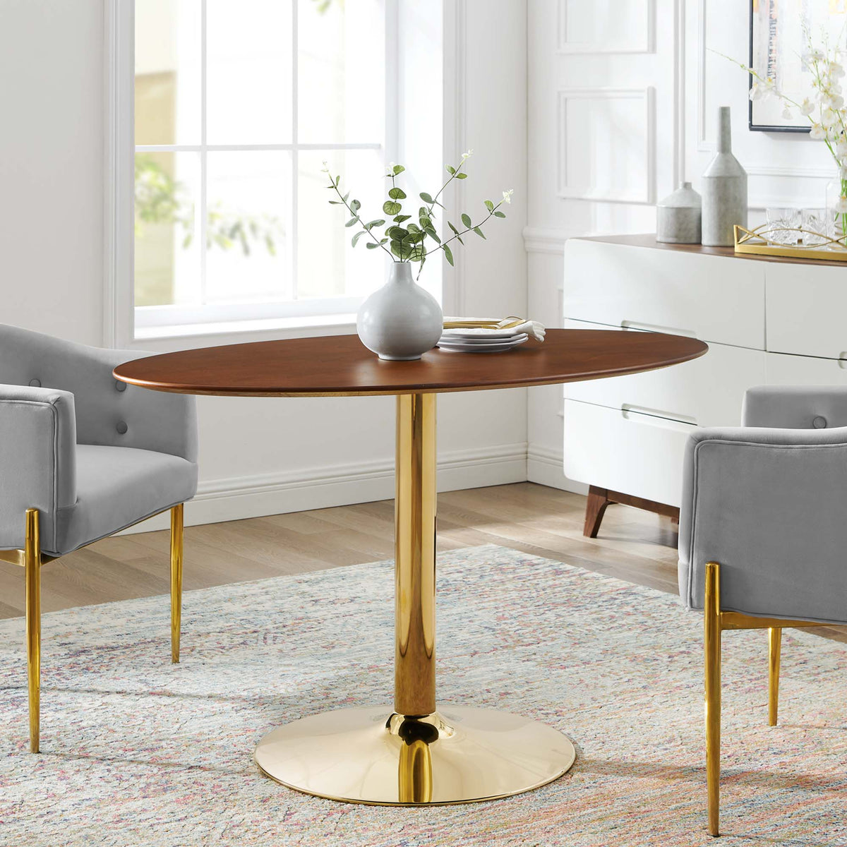 Verne 48" Oval Dining Table by Modway - EEI-4751