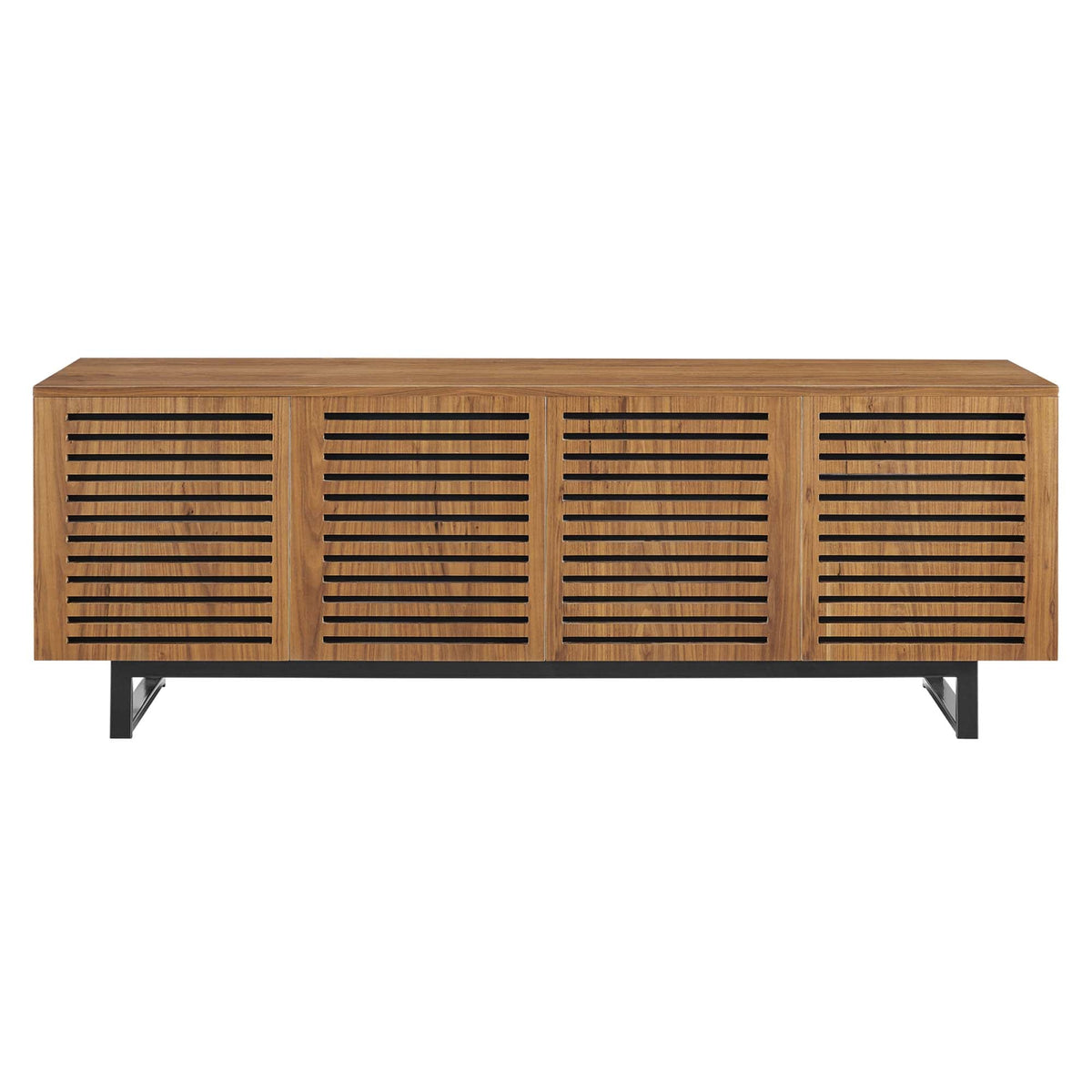Parker 73" Walnut TV Stand by Modway