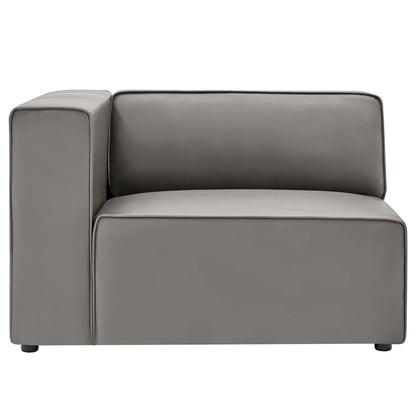 Mingle 3-Piece Vegan Leather Sectional Sofa by Modway