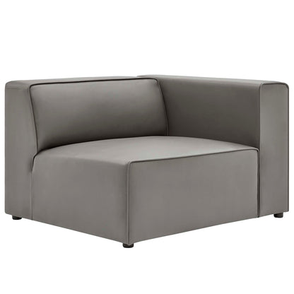 Mingle 3-Piece Vegan Leather Sectional Sofa by Modway