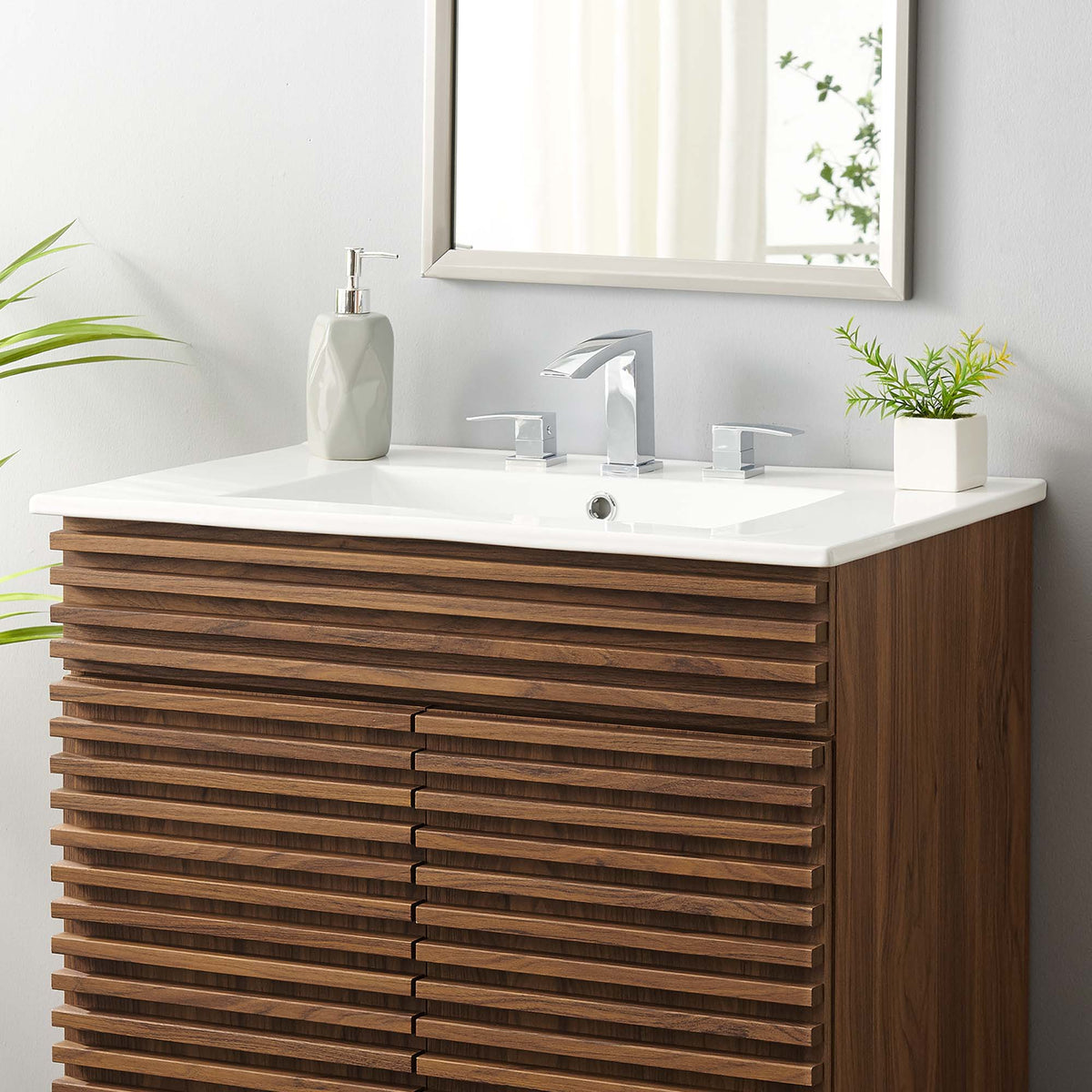 Cayman 30" Bathroom Sink by Modway - White
