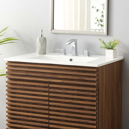 Cayman 30" Bathroom Sink by Modway - White