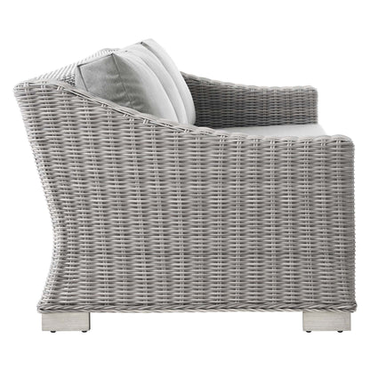 Conway Outdoor Patio Wicker Rattan Sofa by Modway
