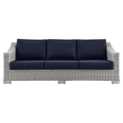 Conway Outdoor Patio Wicker Rattan Sofa by Modway