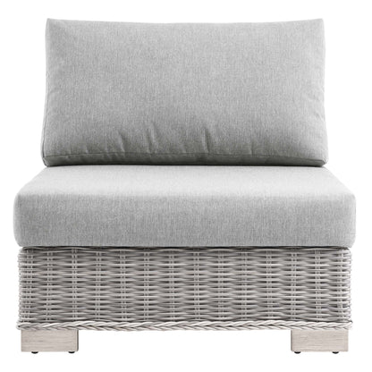 Conway Outdoor Patio Wicker Rattan Armless Chair by Modway