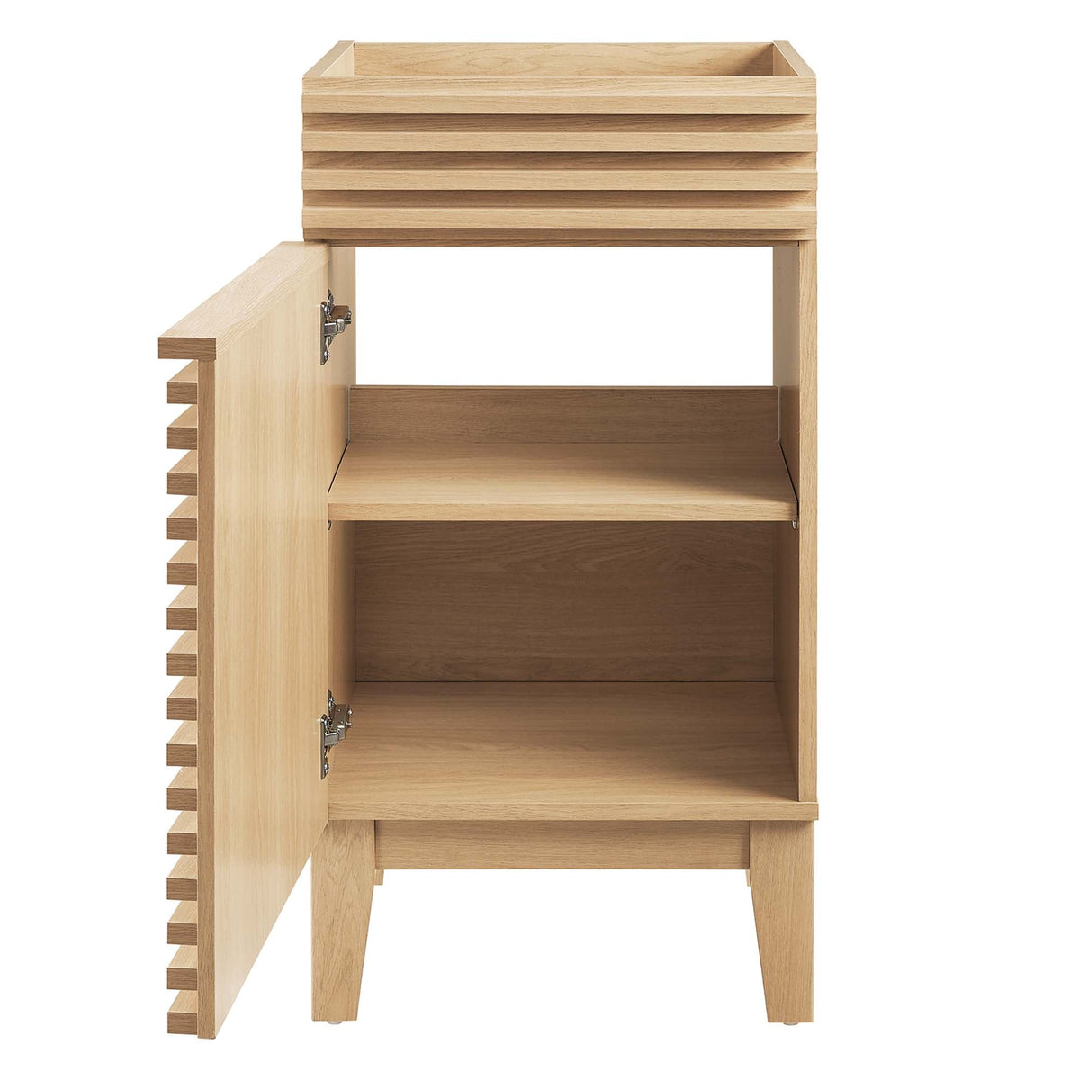 Render 18" Bathroom Vanity Cabinet by Modway - Oak / Walnut