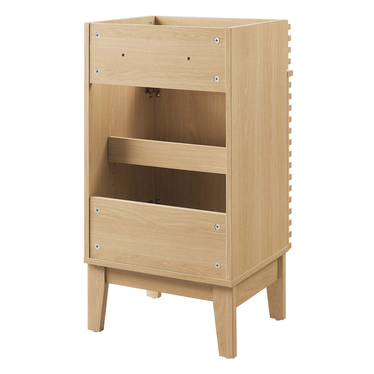 Render 18" Bathroom Vanity Cabinet by Modway - Oak / Walnut