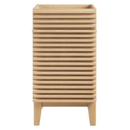 Render 18" Bathroom Vanity Cabinet by Modway - Oak / Walnut