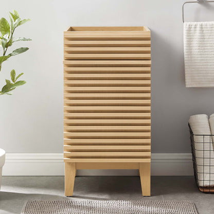 Render 18" Bathroom Vanity Cabinet by Modway - Oak / Walnut