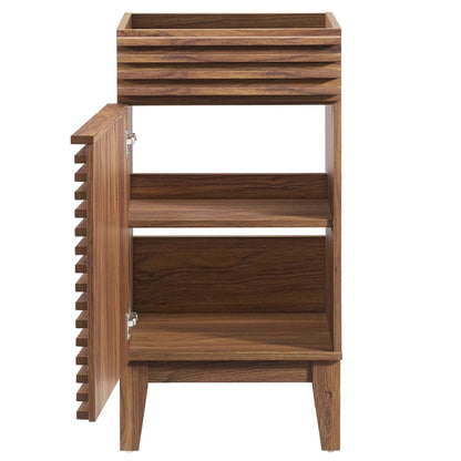 Render 18" Bathroom Vanity Cabinet by Modway - Oak / Walnut