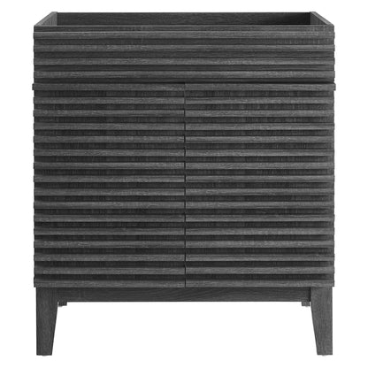 Render 30" Bathroom Vanity Cabinet by Modway - Charcoal / Oak / Walnut
