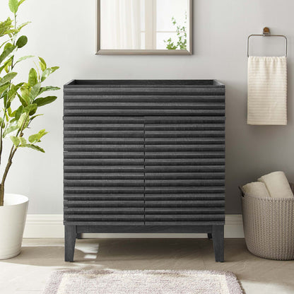 Render 30" Bathroom Vanity Cabinet by Modway - Charcoal / Oak / Walnut