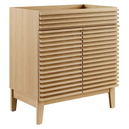 Render 30" Bathroom Vanity Cabinet by Modway - Charcoal / Oak / Walnut