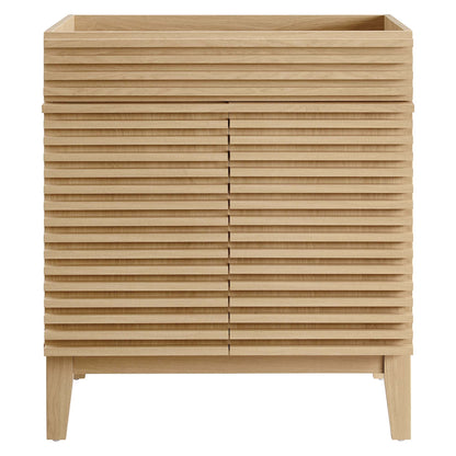 Render 30" Bathroom Vanity Cabinet by Modway - Charcoal / Oak / Walnut