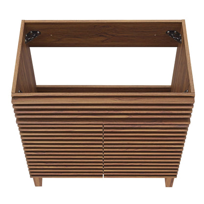 Render 30" Bathroom Vanity Cabinet by Modway - Charcoal / Oak / Walnut