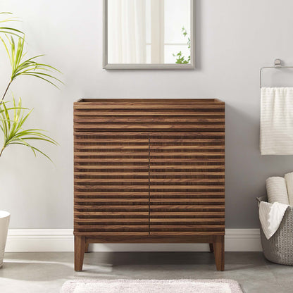 Render 30" Bathroom Vanity Cabinet by Modway - Charcoal / Oak / Walnut