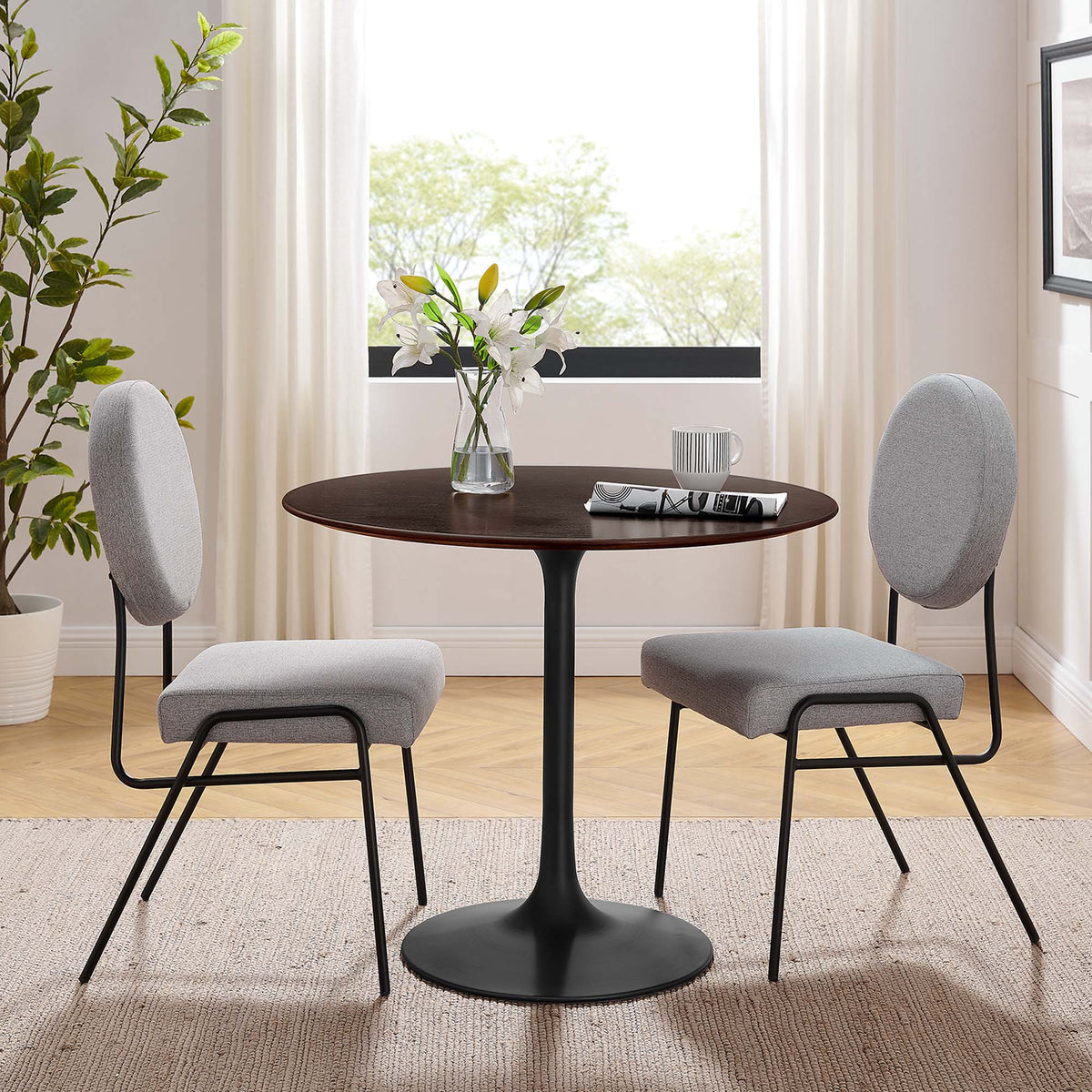 Lippa 36" Round Wood Dining Table by Modway - EEI-4862