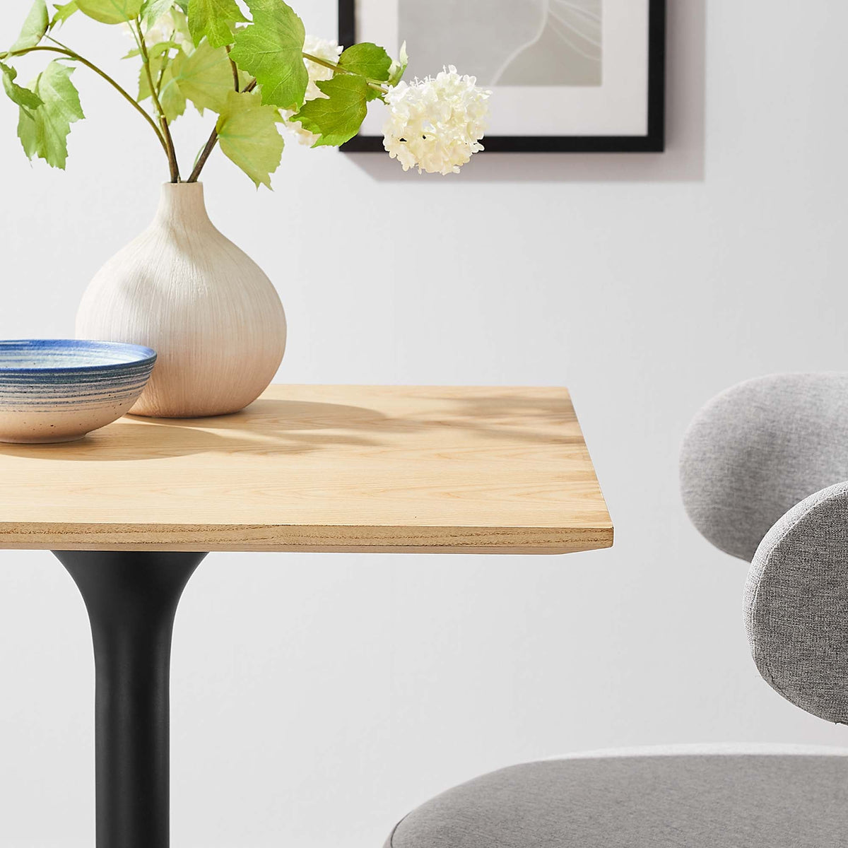 Lippa 24" Square Wood Dining Table by Modway - EEI-4864