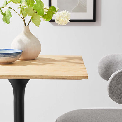 Lippa 24" Square Wood Dining Table by Modway - EEI-4864