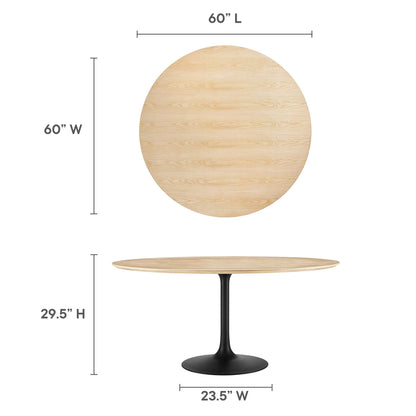 Lippa 60" Round Wood Dining Table by Modway - EEI-4873