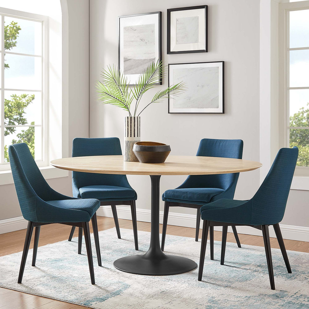 Lippa 60" Round Wood Dining Table by Modway - EEI-4873