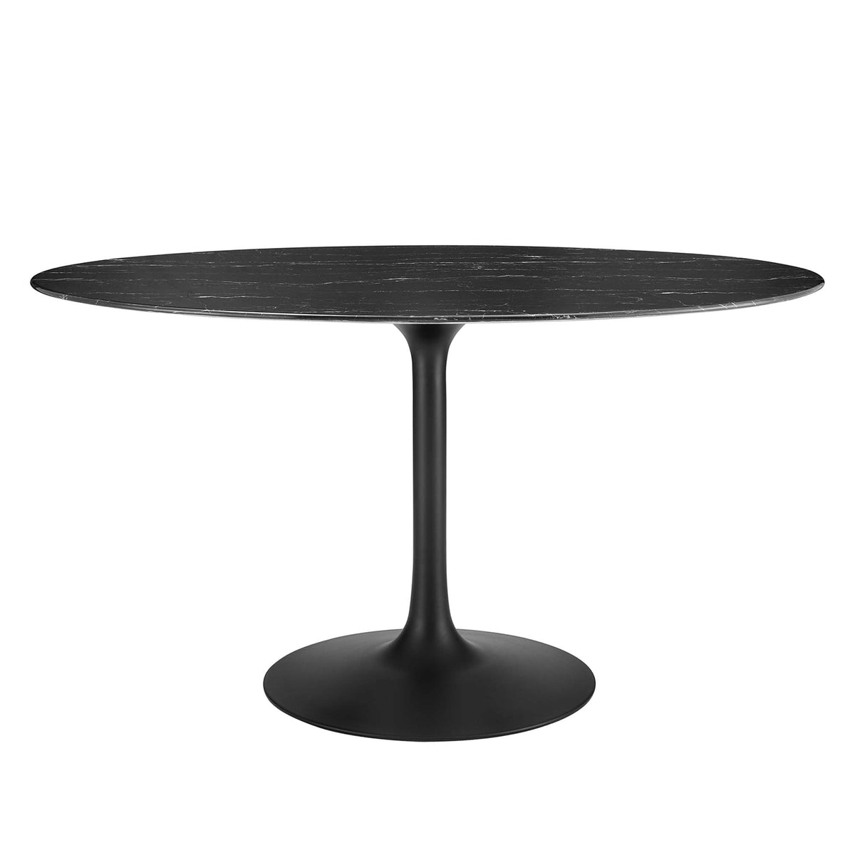 Lippa 54" Oval Faux Marble Dining Table by Modway - EEI-4880