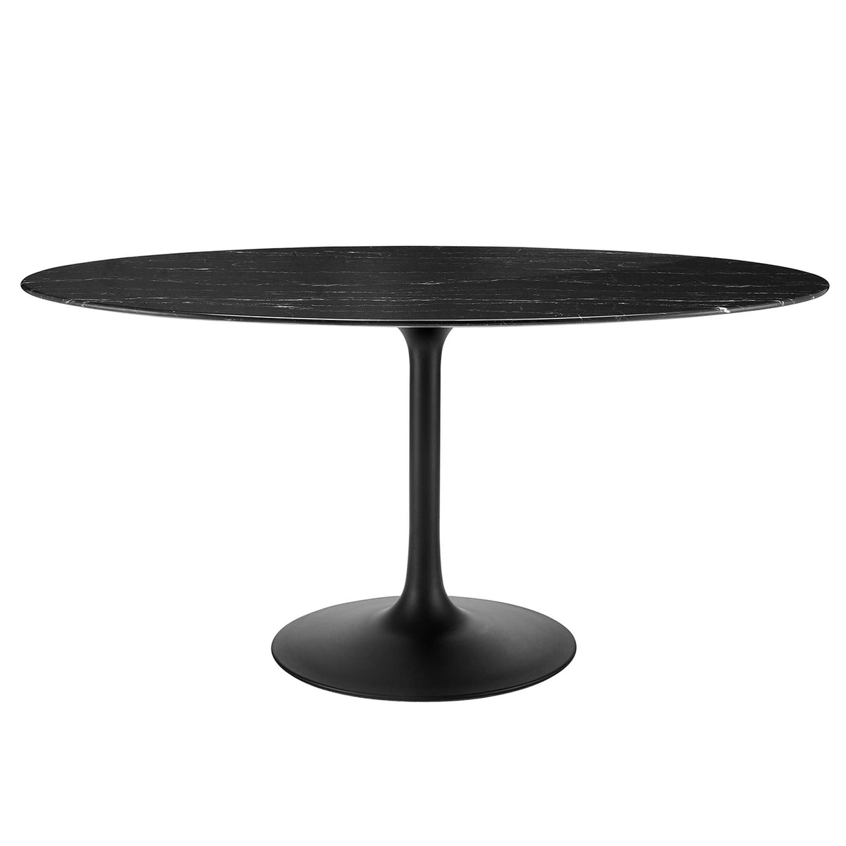 Lippa 60" Oval Faux Marble Dining Table by Modway - EEI-4881