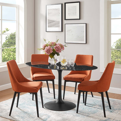 Lippa 60" Oval Faux Marble Dining Table by Modway - EEI-4881