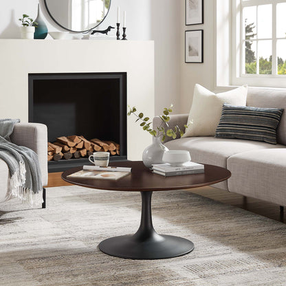 Lippa 36" Round Wood Coffee Table by Modway - EEI-4882