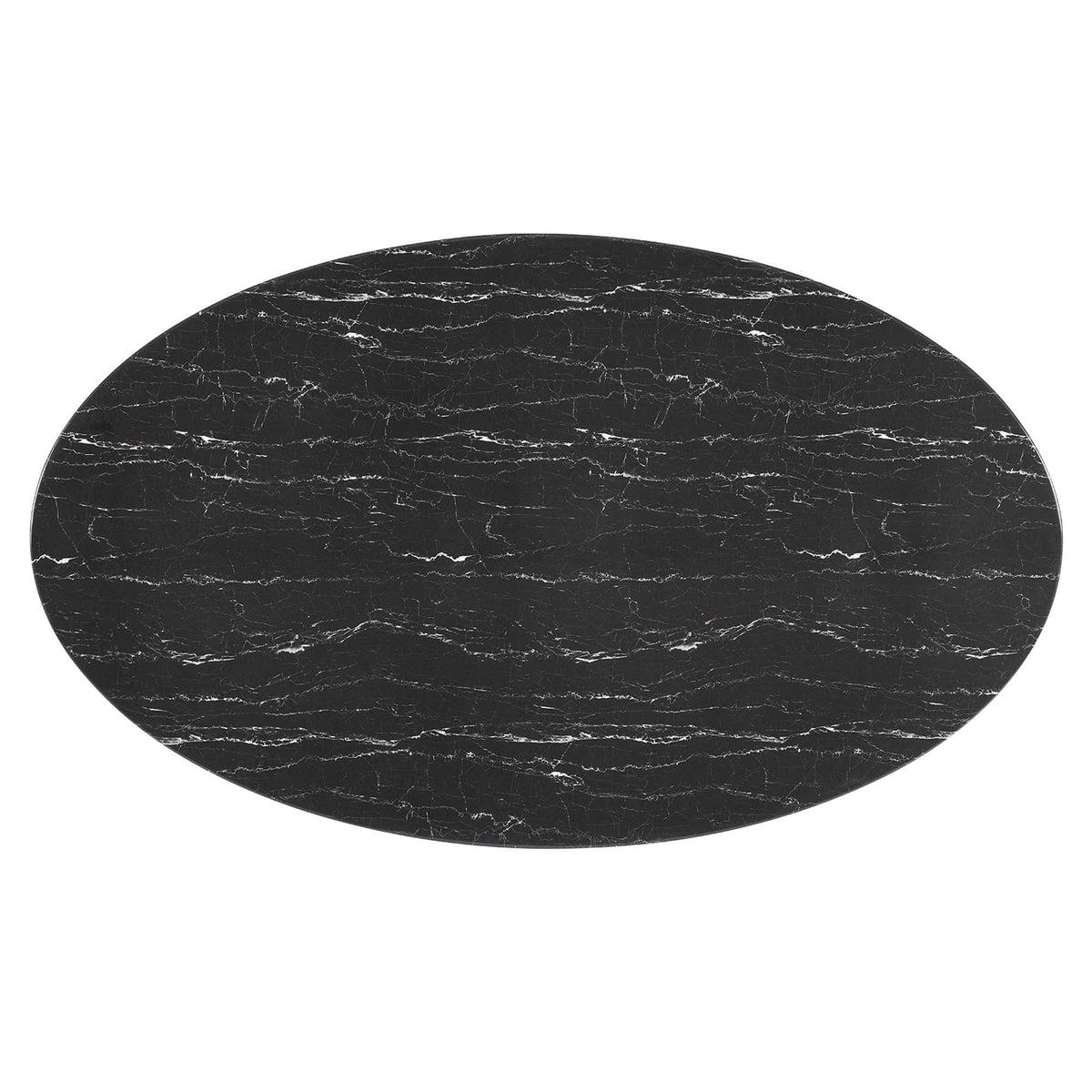 Lippa 78" Oval Faux Marble Dining Table by Modway - EEI-4889