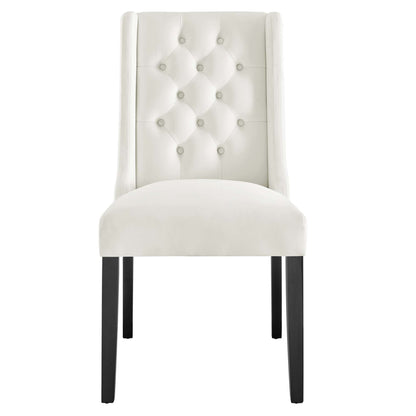 Baronet Performance Velvet Dining Chairs Set of 2 by Modway