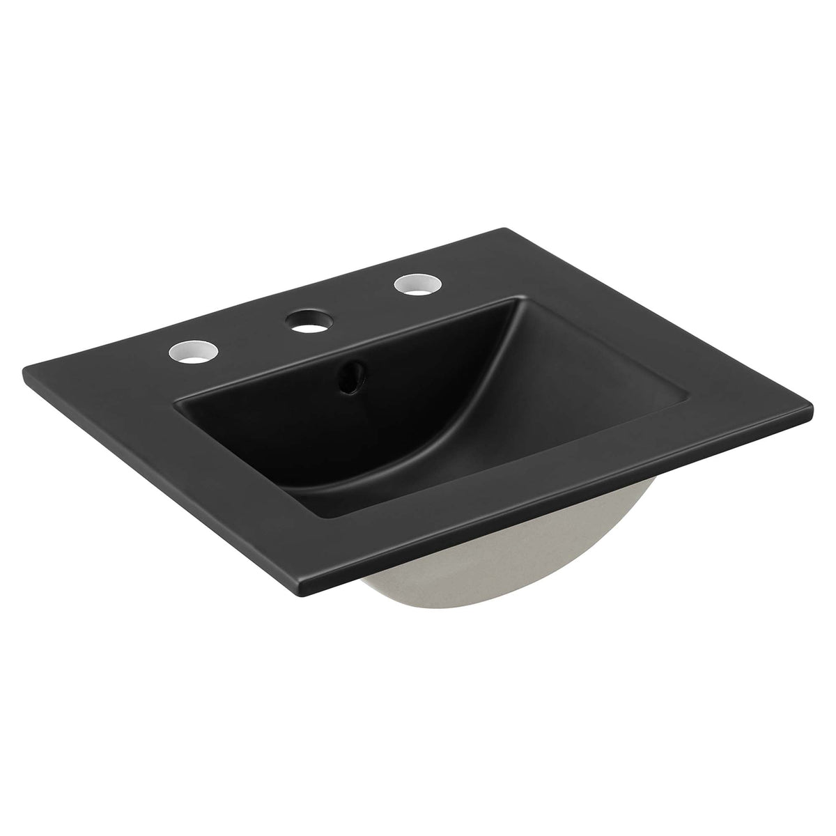 Cayman 18" Bathroom Sink by Modway - Black
