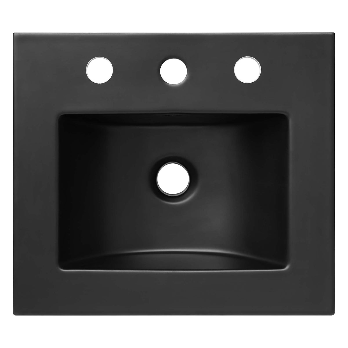 Cayman 18" Bathroom Sink by Modway - Black