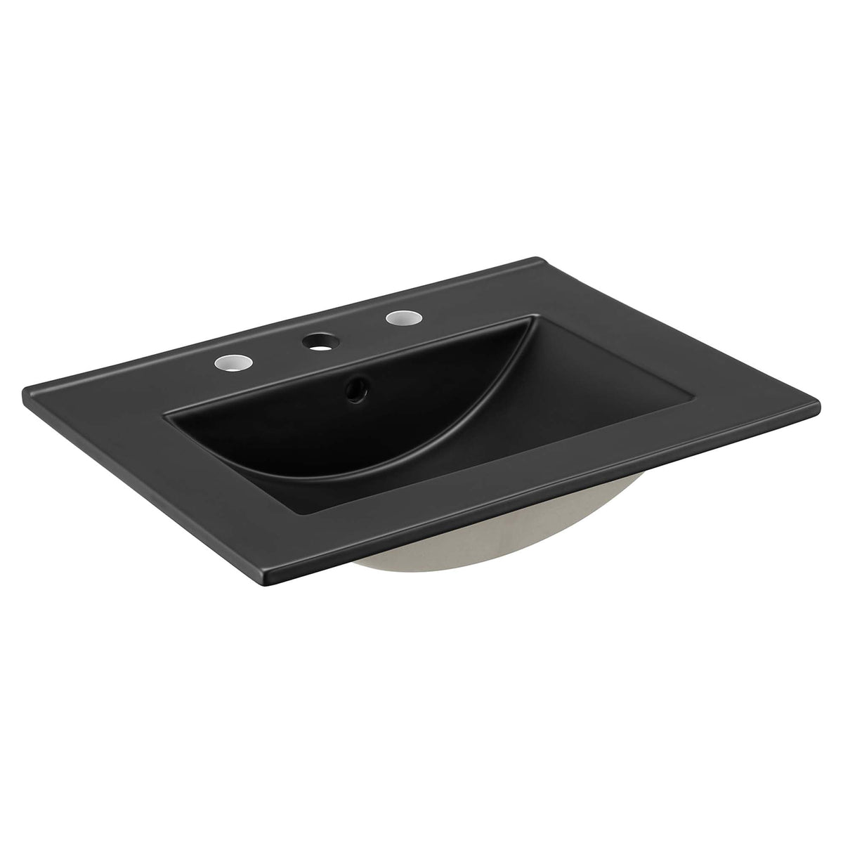 Cayman 24" Bathroom Sink by Modway - Black