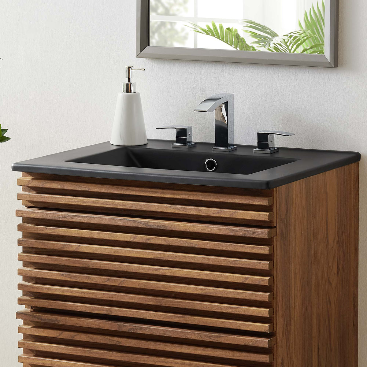 Cayman 24" Bathroom Sink by Modway - Black
