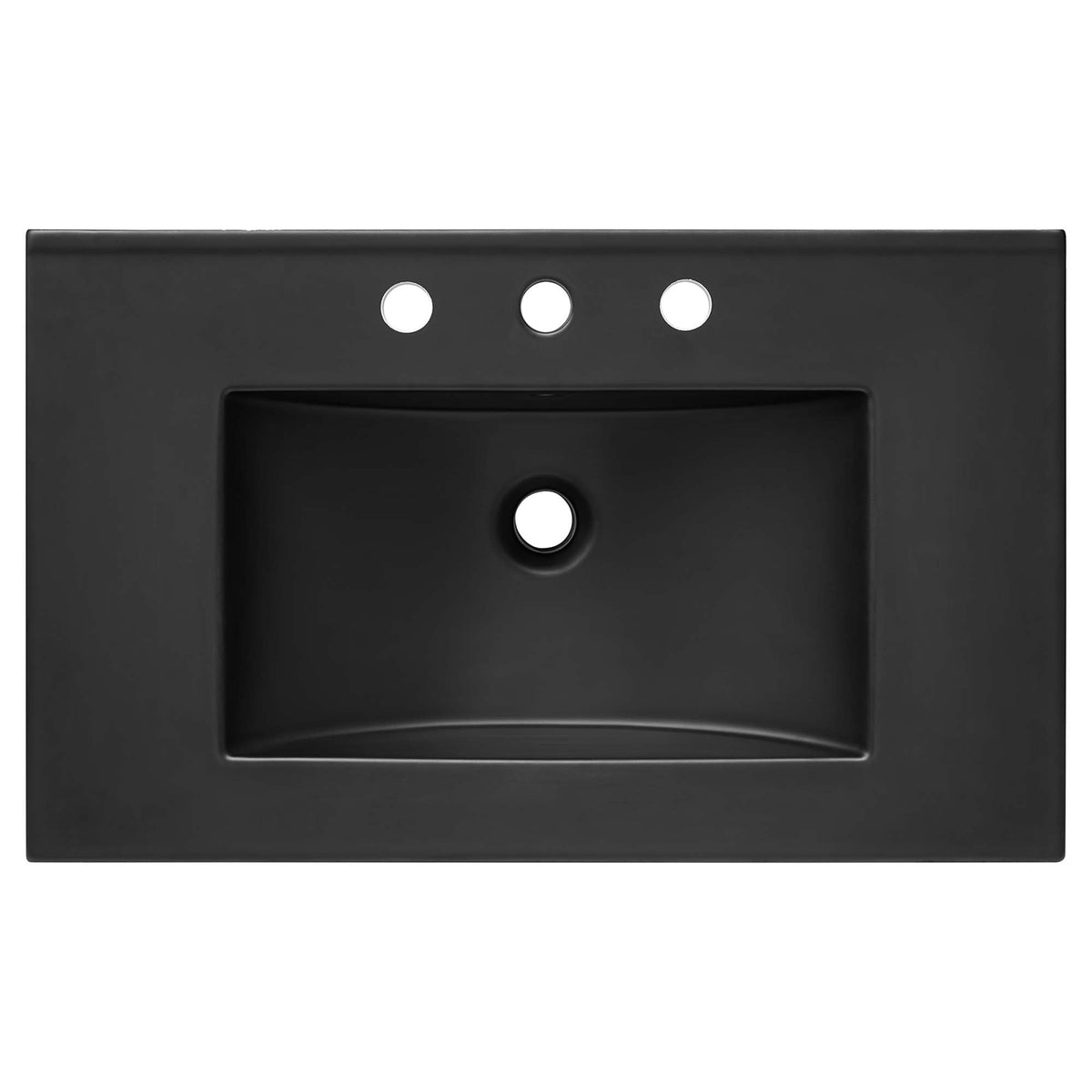 Cayman 30" Bathroom Sink by Modway - Black