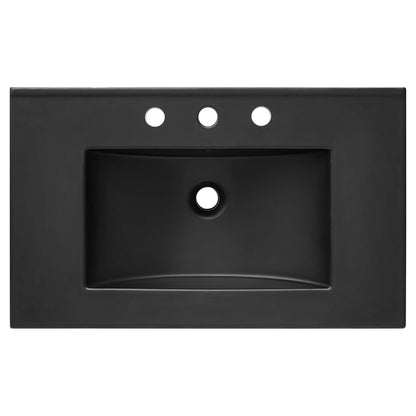Cayman 30" Bathroom Sink by Modway - Black