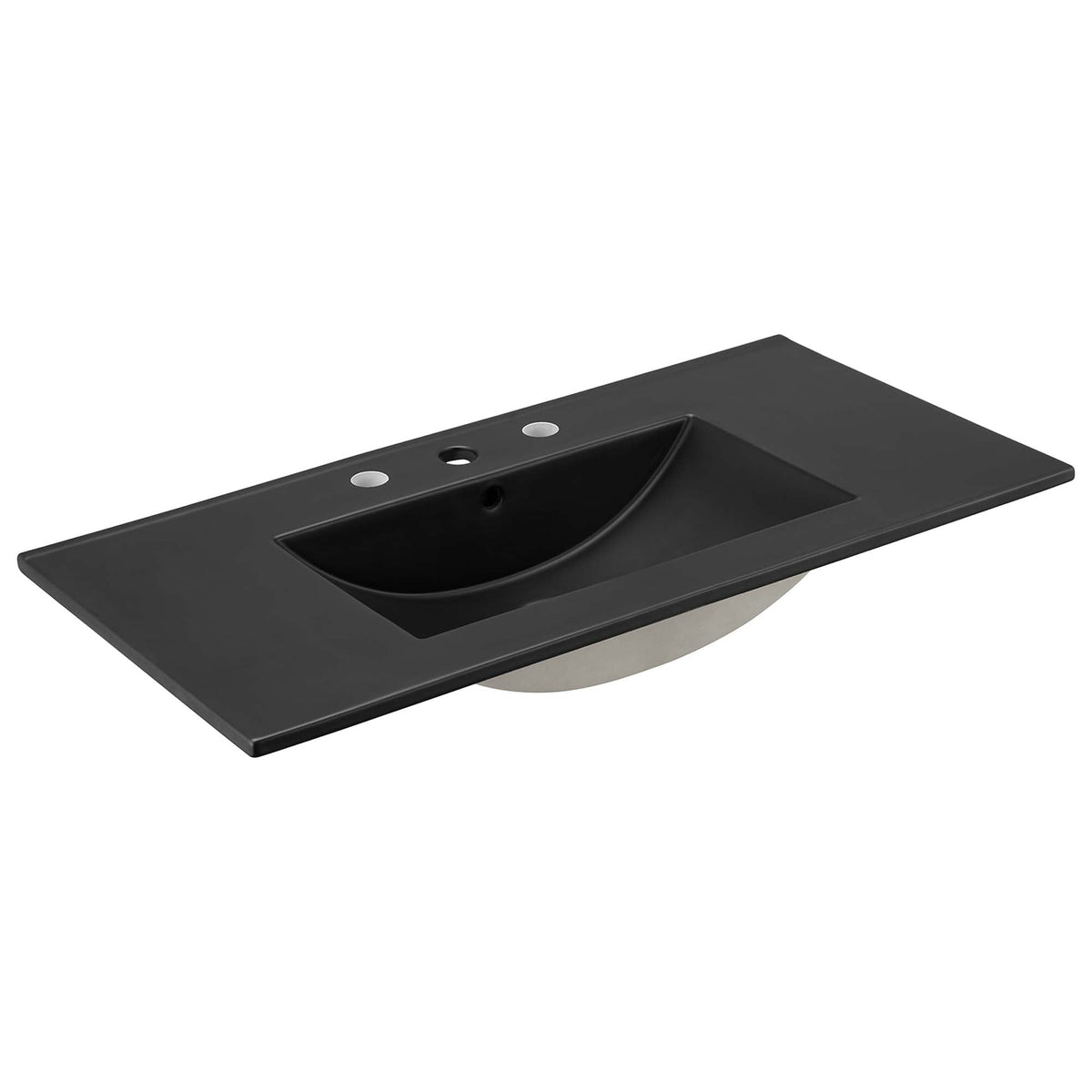 Cayman 36" Bathroom Sink by Modway - Black