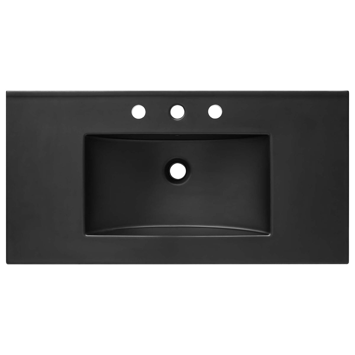 Cayman 36" Bathroom Sink by Modway - Black