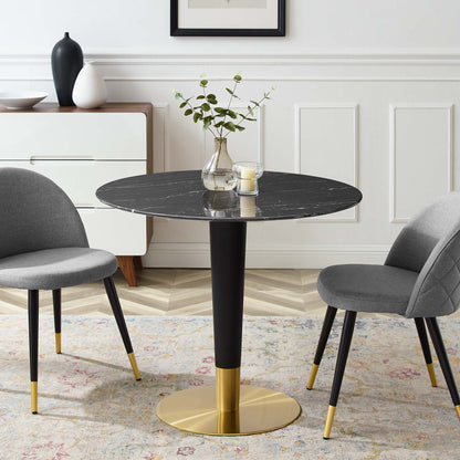 Zinque 36" Artificial Marble Dining Table by Modway - EEI-5132