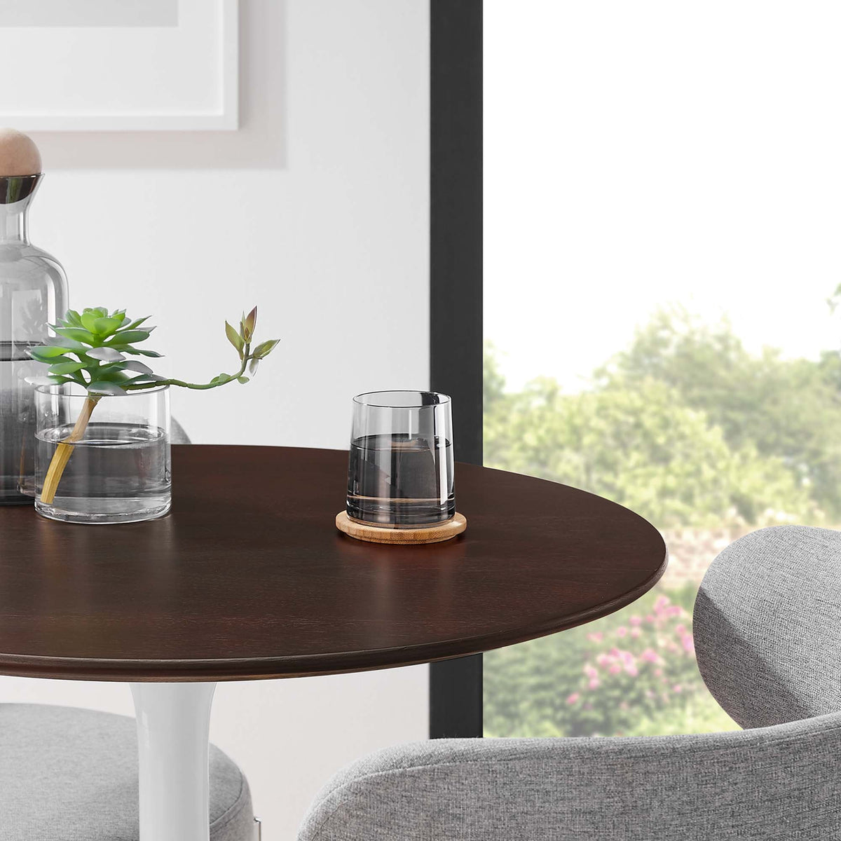 Lippa 28" Round Wood Dining Table by Modway - EEI-5155