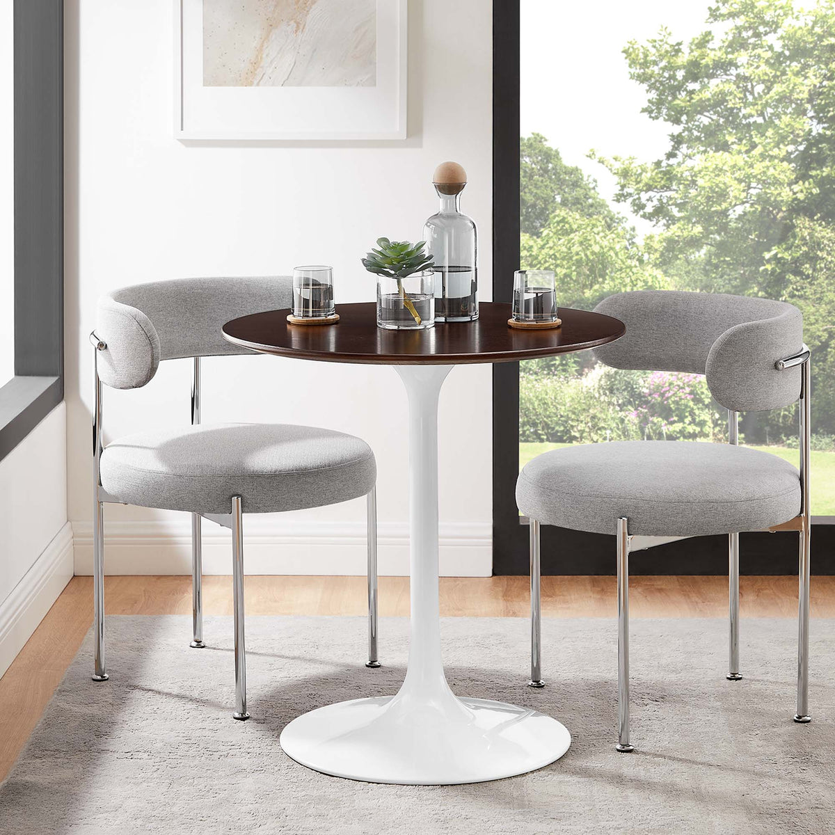 Lippa 28" Round Wood Dining Table by Modway - EEI-5155